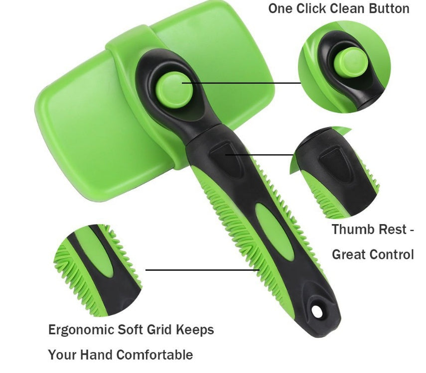 Self-Cleaning Dog Grooming Brush