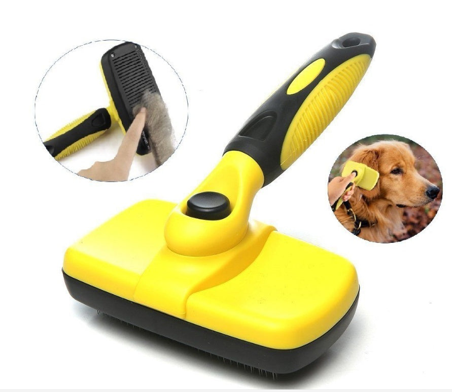 Self-Cleaning Dog Grooming Brush