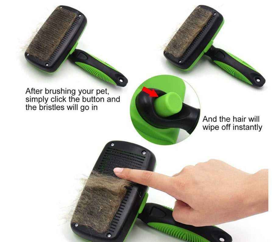 Self-Cleaning Dog Grooming Brush