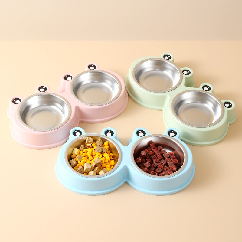Dog Food and Water Bowl