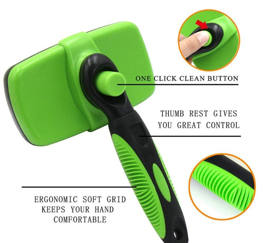 Self-Cleaning Dog Grooming Brush