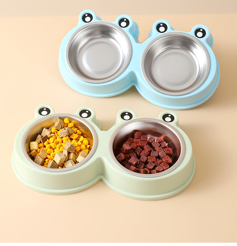 Dog Food and Water Bowl